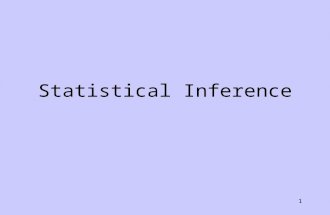 1 Statistical Inference. 2 The larger the sample size (n) the more confident you can be that your sample mean is a good representation of the population.