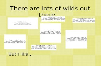 There are lots of wikis out there… But I like…. A how-to for the classroom.