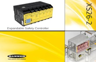 XS26-2 Expandable Safety Controller. XS26-2 Introduction ■ Overview ■ Product benefits ■ Physical platform ■ I/O ■ Programming Software ■ Application.