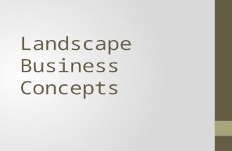 Landscape Business Concepts. Bid vs. estimate Bids are prices you'd charge to build something or do some work that has been clearly defined by a potential.