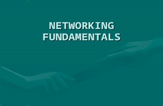 NETWORKING FUNDAMENTALS. Bandwidth Bandwidth is defined as the amount of information that can flow through a network connection in a given period of time.Bandwidth.