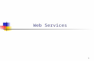 11 Web Services. 22 Objectives You will be able to Say what a web service is. Write and deploy a simple web service. Test a simple web service. Write.