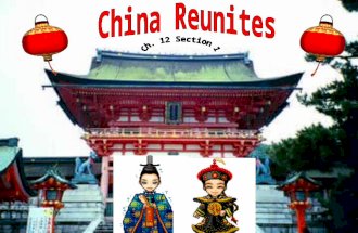Main Idea: The Sui and Tang dynasties reunited and rebuilt China after years of war.