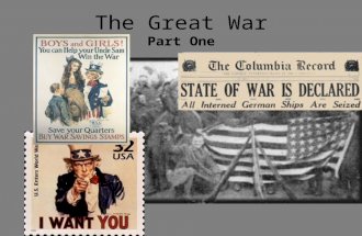 The Great War Part One. Leading to War After the Assassination of Archduke Ferdinand 1. Austria-Hungary declared war on Serbia 2. Russia mobilized its.