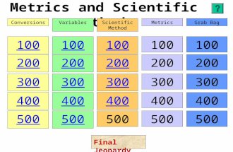 Metrics and Scientific method 100 200 300 400 500 100 200 300 400 500 100 200 300 400 500 100 200 300 400 500 100 200 300 400 500 ConversionsVariablesScientific.