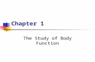 Chapter 1 The Study of Body Function. Copyright © The McGraw-Hill Companies, Inc. Permission required for reproduction or display. Human Physiology Study.