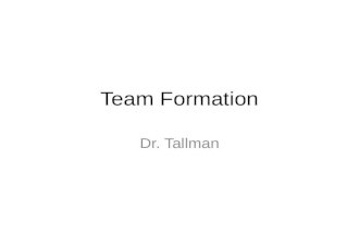 Team Formation Dr. Tallman. ECE297 Tutorials, Jan 21 & Jan 23 Your team will meet your Communication Instructor (CI) and schedule a weekly 30- minute.
