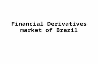 Financial Derivatives market of Brazil. OUTLINE – Derivative market in Brazil – Derivative users in Brazil – Factors Contributing to the growth of derivatives.