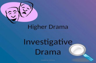 Higher Drama Investigative Drama Created by L McCarry.