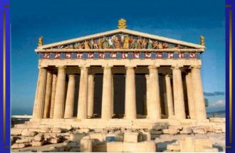 Chapter 6 Section 1 Greek Art Of The Golden Age Golden Age of Greece Golden Age: 400 B.C. –Great Cultural Progress Athens – symbol of golden age –Center.