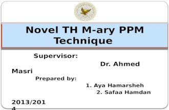 Supervisor: Supervisor: Dr. Ahmed Masri Dr. Ahmed Masri Prepared by: Prepared by: 1. Aya Hamarsheh 1. Aya Hamarsheh 2. Safaa Hamdan 2. Safaa Hamdan Novel.
