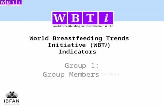World Breastfeeding Trends Initiative (WBTi) Indicators Group 1: Group Members ----