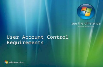 User Account Control Requirements. Agenda Introducing UAC The shield icon UAC manifests Least User Access (LUA) predictor tool Partitioning an application.