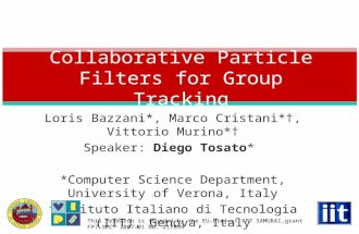 Loris Bazzani*, Marco Cristani*†, Vittorio Murino*† Speaker: Diego Tosato* *Computer Science Department, University of Verona, Italy †Istituto Italiano.