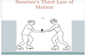 Newton’s Third Law of Motion. Warm up State Newton’s first law of motion. State Newton’s second law of motion. Which one, force or mass, is directly proportional.