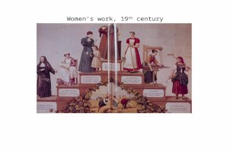 Women’s work, 19 th century. Millet, “Angelus” (1857-59)