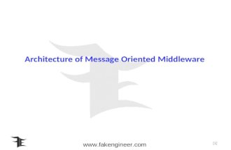 Www.fakengineer.com Architecture of Message Oriented Middleware [1]