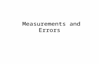 Measurements and Errors. Task: Find a textbook And measure it It doesn’t matter which textbook. It should have a length, a width and a height. Use the.