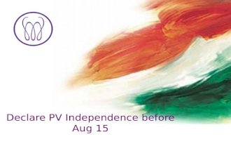 Declare PV Independence before Aug 15. Your Success starts with YOU Purchase once..get paid for 12 weeks! Invest Rs.43389/- Experience all Products Get.