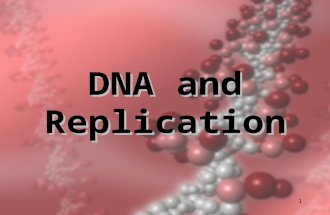 1 DNA and Replication 2 History of DNA 3 Early scientists thought protein was the cell’s hereditary material because it was more complex than DNA Proteins.