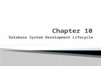 Database System Development Lifecycle 1.  Main components of the Infn System  What is Database System Development Life Cycle (DSDLC)  Phases of the.
