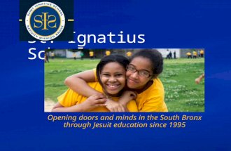 Opening doors and minds in the South Bronx through Jesuit education since 1995.