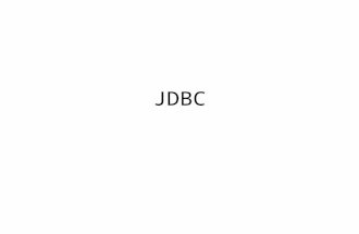 JDBC. JDBC stands for Java Data Base Connectivity. JDBC is different from ODBC in that – JDBC is written in Java (hence is platform independent, object.
