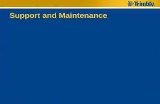Support and Maintenance. Maintenance Support  Remote Maintenance, Monitoring and Support Note: This service requires that the mine has and maintains.