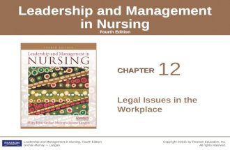 Copyright ©2011 by Pearson Education, Inc. All rights reserved. Leadership and Management in Nursing, Fourth Edition Grohar-Murray Langan CHAPTER Leadership.