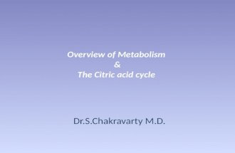 Dr.S.Chakravarty M.D.. Carbohydrates Fats Proteins recycling.