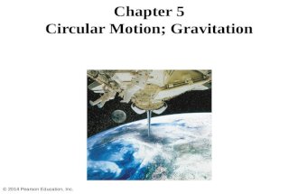 Chapter 5 Circular Motion; Gravitation © 2014 Pearson Education, Inc.