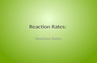 Reaction Rates: Reaction Rates. Copyright © Pearson Education, Inc., or its affiliates. All Rights Reserved. Rate Laws The rate of a reaction depends.