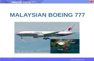 © 2014 wheresjenny.com Malaysian boeing 777 MALAYSIAN BOEING 777.