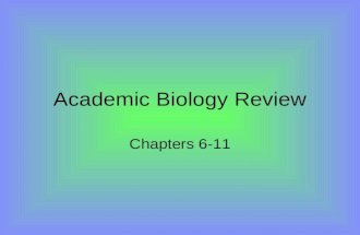 Academic Biology Review Chapters 6-11. Gregor Mendel……..the…..MAN!