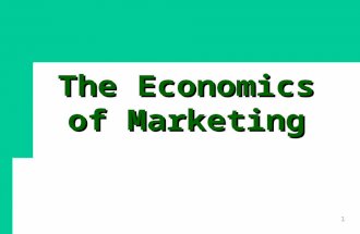 1 The Economics of Marketing 2  Natural (Land Resources) … everything on earth in its natural state RESOURCES…All things used in producing goods and.