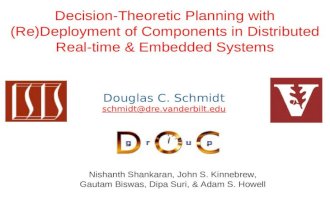 Decision-Theoretic Planning with (Re)Deployment of Components in Distributed Real-time & Embedded Systems Douglas C. Schmidt schmidt@dre.vanderbilt.edu.