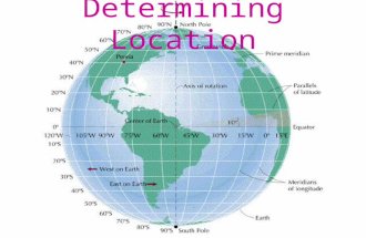 Determining Location. Mapping Pre-Assessment 1. Which is a measure of how far East or West you are traveling? A.Latitude B. Longitude C. Attitude D. Altitude.