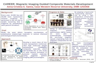 CAREER: Magnetic Imaging Guided Composite Materials Development Anna Cristina S. Samia, Case Western Reserve University, DMR 1253358 Background: Every.