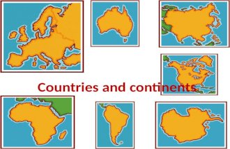 Countries and continents. Fill in the tables FranceNorweyThe USA? ParisOslo?? AfricaAsiaNorth America? EgyptChina??