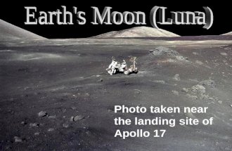 Photo taken near the landing site of Apollo 17. Crescent Moon.