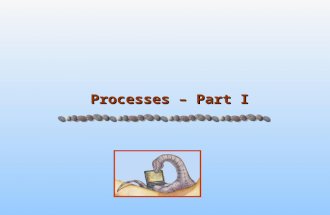 Processes – Part I Processes – Part I. 3.2 Silberschatz, Galvin and Gagne ©2005 Operating System Concepts Review on OSs Upon brief introduction of OSs,