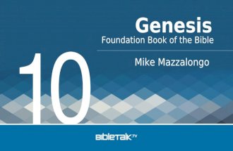 Foundation Book of the Bible Mike Mazzalongo Genesis 1 0.