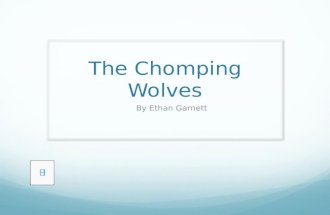 The Chomping Wolves By Ethan Garnett Are wolves friends or enemies? My animals habitat is woods with snow. My animal can really live any where, it.