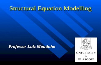 Structural Equation Modelling Professor Luiz Moutinho.