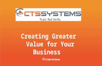 Creating Greater Value for Your Business.  Full Service offerings including: Digital and Electronic Data collection Data entry Audit and reconciliation.