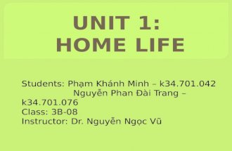 Students: Ph ạ m Khánh Minh – k34.701.042 Nguy ễ n Phan Đ ài Trang – k34.701.076 Class: 3B-08 Instructor: Dr. Nguy ễ n Ng ọ c V ũ.