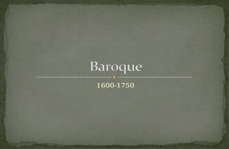 1600-1750. Characterize the main concerns of Baroque art.