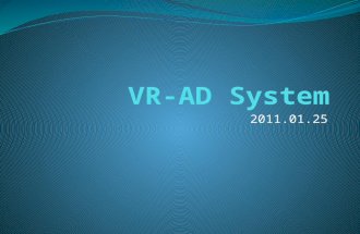 2011.01.25. VR-AD Environment in office Soccer Field Real object on field SONY HD CAMERA PTZF.