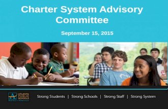 Charter System Advisory Committee September 15, 2015.