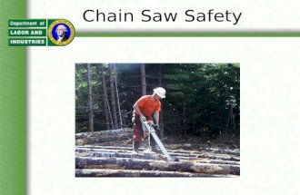 Chain Saw Safety. Chain Saw Injuries There were over 28,500* chain saw injuries in 1999 according to the U.S. Consumer Products Safety Commission. The.